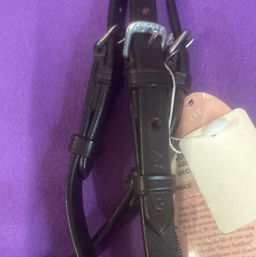 New ascot brown leather bridle cob size FREE POSTAGE❤️