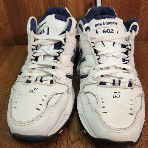 New Balance Shoes Mens 9 MX602WN White Leather Low Top