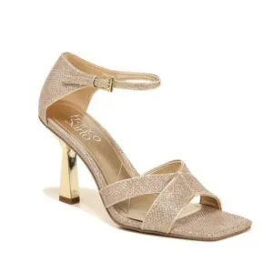 New Franco Sarto Womens Rania 2 Stiletto Cut-Out gold high heels bridal party 9