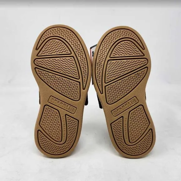 New toddler boys 7.5W Sperry Cup II brown boat kids shoes 7.5 Wide