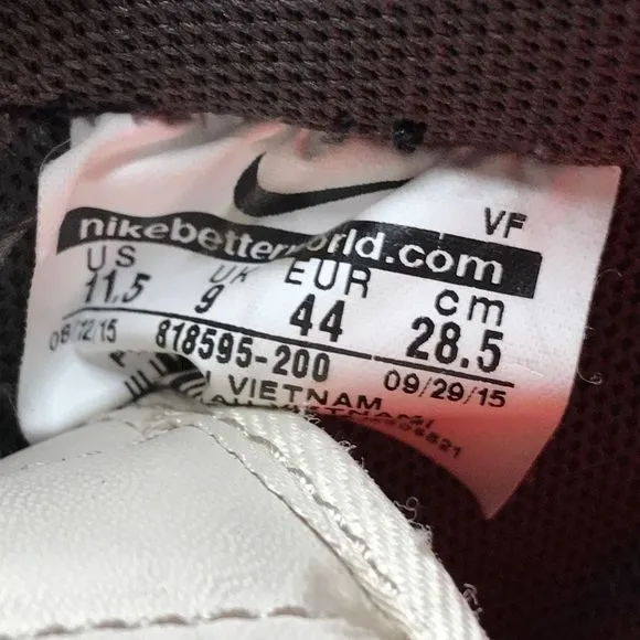 Nike Air Force 1 ‘07 Premium Tan/Gold Suede Shoes 818595-200 Women’s Size 11.5
