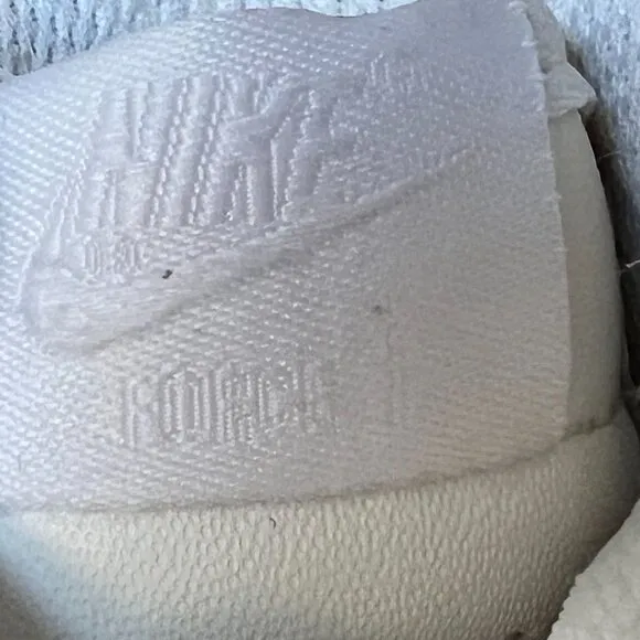 Nike Air Force 1 Mid LE TD Toddler Size 5C  Shoes Triple White Leather Sneakers