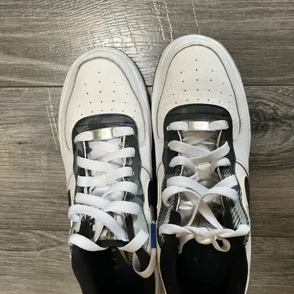 NIKE AIR FORCE 1 Remix Pack street youth unisex Shoes White Leather sneaker 6.5Y
