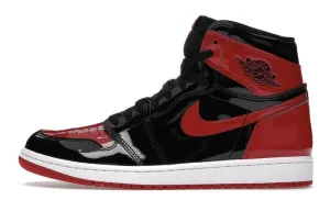 Nike Jordan 1 Retro High OG Patent Bred 2021 (555088-063) Men's Size 7-13