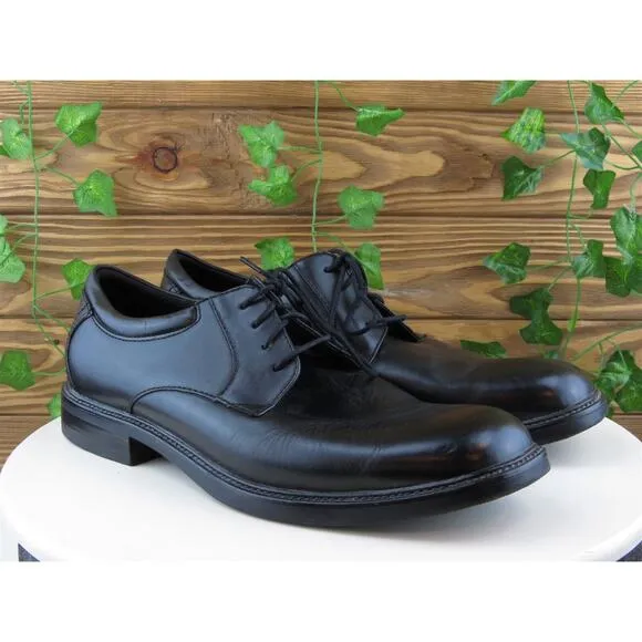 Nunn Bush Sz 11 Derby Oxfords Black Leather Men Lace Up Medium (D, M)‎