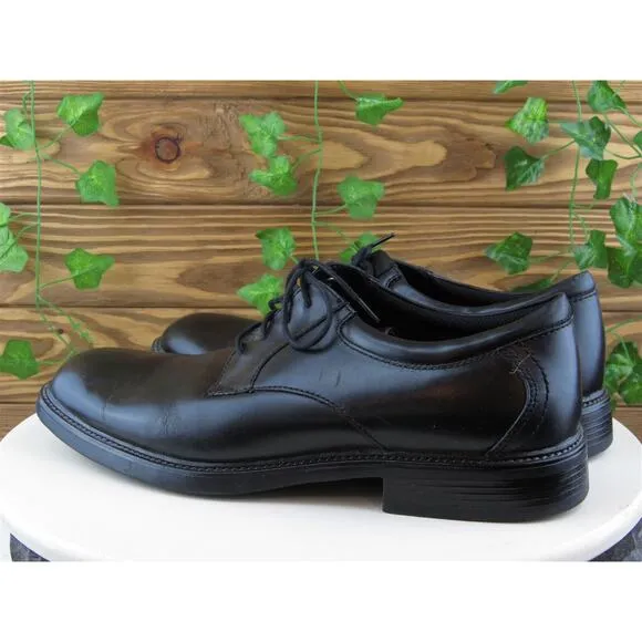 Nunn Bush Sz 11 Derby Oxfords Black Leather Men Lace Up Medium (D, M)‎