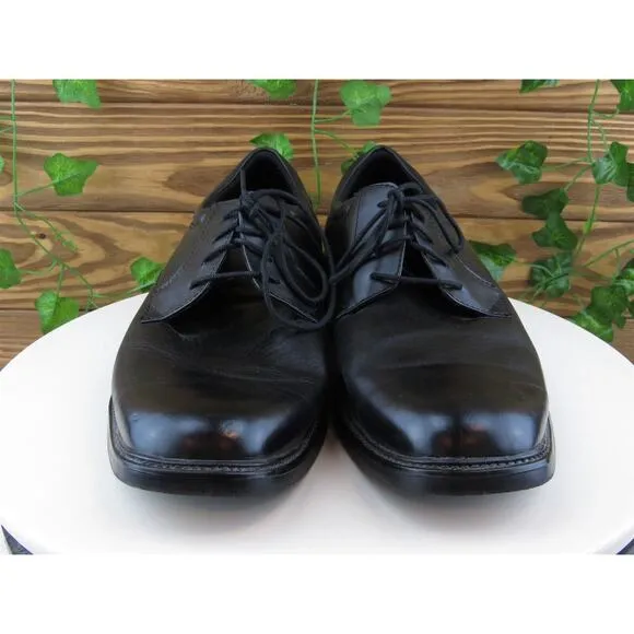 Nunn Bush Sz 11 Derby Oxfords Black Leather Men Lace Up Medium (D, M)‎