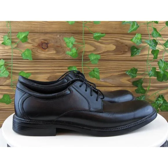 Nunn Bush Sz 11 Derby Oxfords Black Leather Men Lace Up Medium (D, M)‎