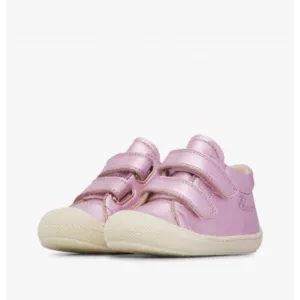 NWT NATURINO COCOON VL First-steps leather and suede shoes in Bright pink