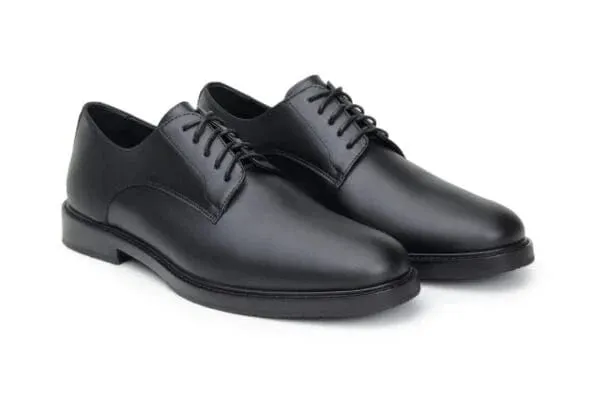 Olof Men's Vegan Leather Derby | Black