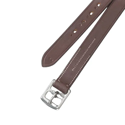 Ovation Solid English Leather Stirrup Leathers Australian Nut 7/8 x 54