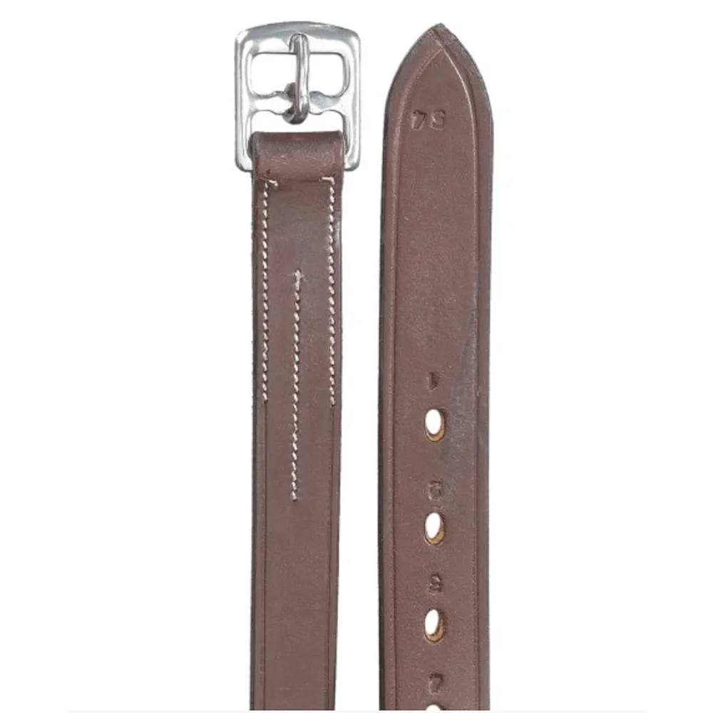 Ovation Solid English Leather Stirrup Leathers Australian Nut 7/8 x 54