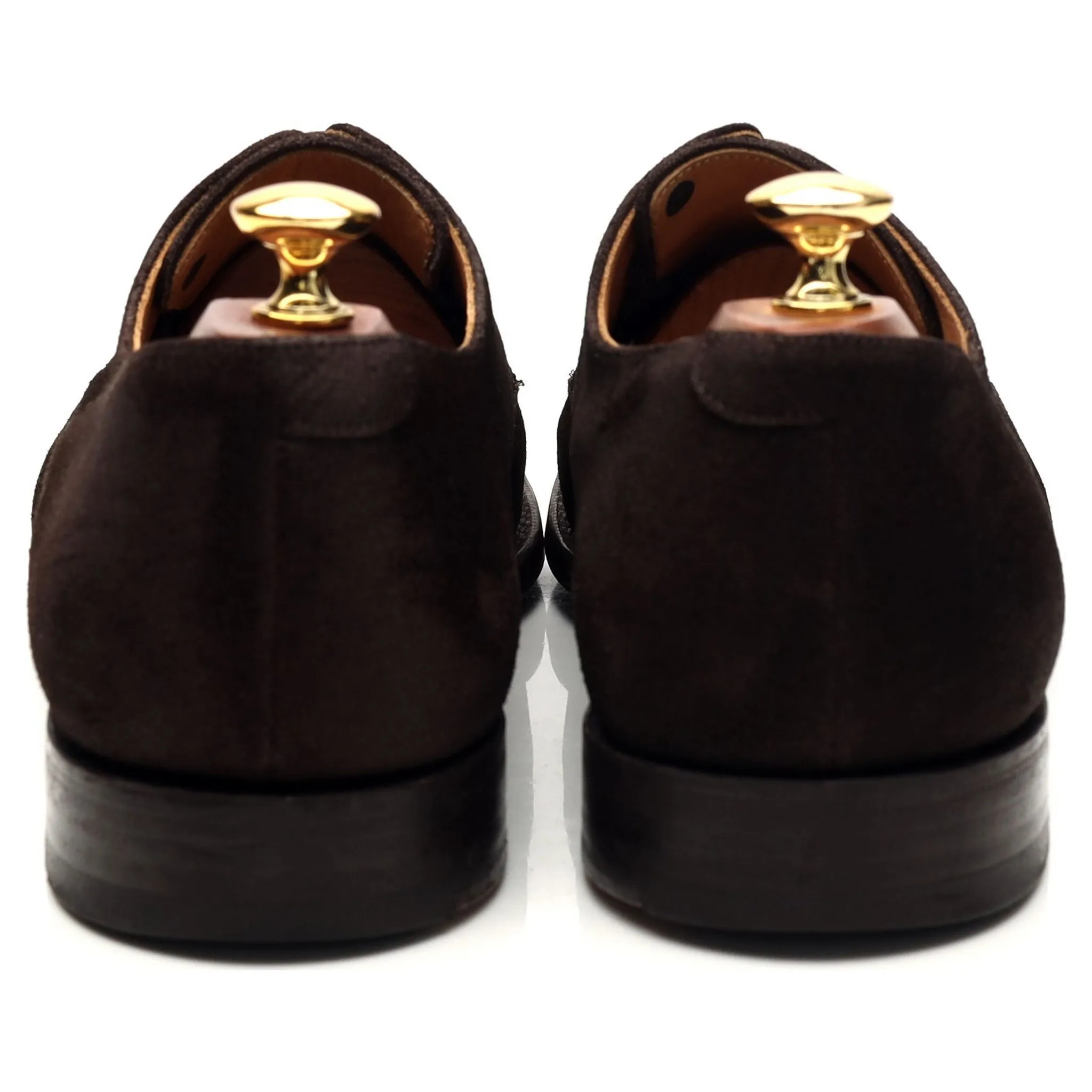 'Paris' Dark Brown Suede Derby UK 9 F