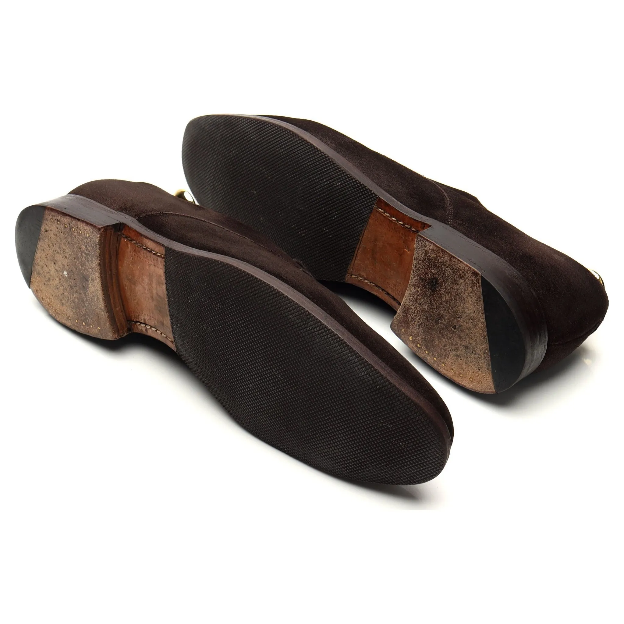 'Paris' Dark Brown Suede Derby UK 9 F
