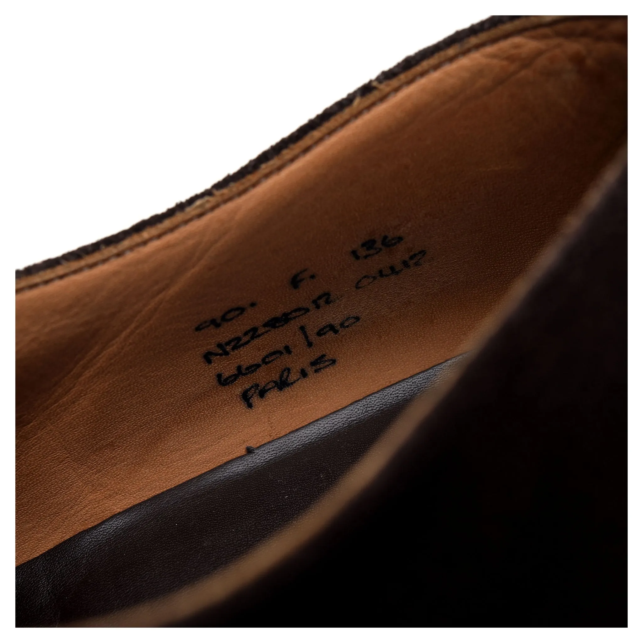 'Paris' Dark Brown Suede Derby UK 9 F