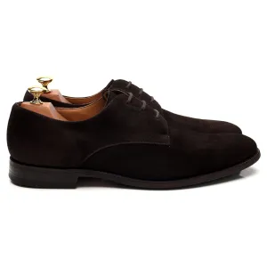 'Paris' Dark Brown Suede Derby UK 9 F