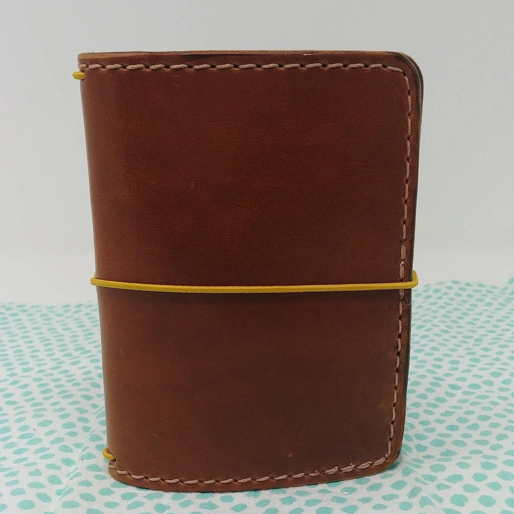 PASSPORT Cover, Passport Traveler's Notebook, *Pick Your Finish* Full-Grain Leather, 5-3/8" x 8.5" (open flat)