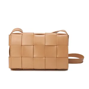 Patent Leather Woven Crossbody