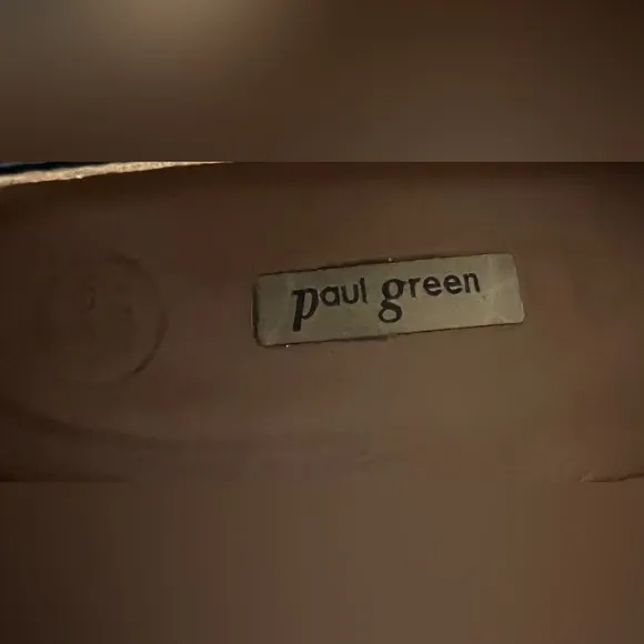 PAUL GREEN Dara Crocodile embossed leather with a copper rub look. All b…