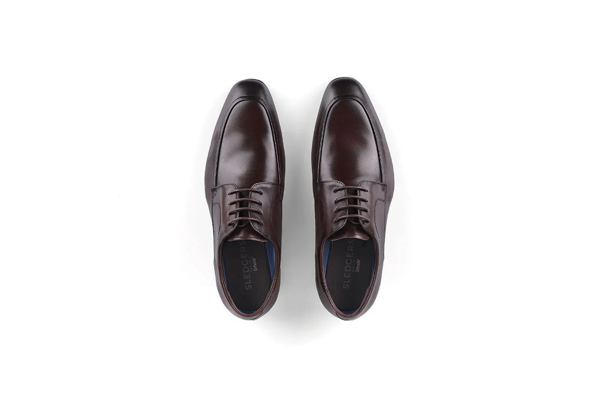 Paulet Moc Toe Derby - Coffee