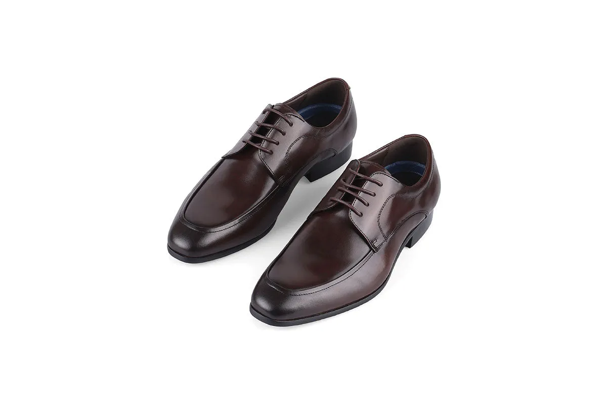 Paulet Moc Toe Derby - Coffee