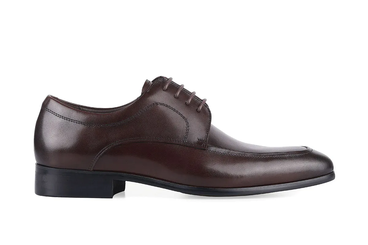 Paulet Moc Toe Derby - Coffee