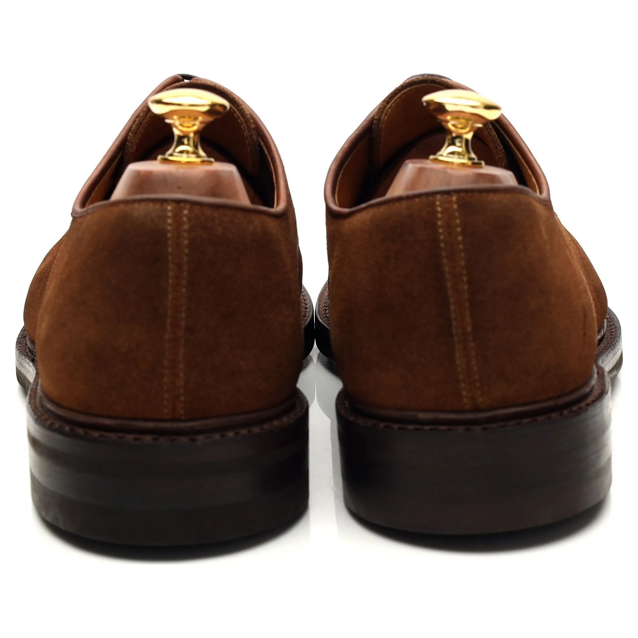 Peal & Co Brown Suede Derby UK 9.5 US 10.5 D