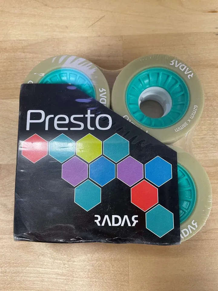 RADAR PRESTO WHEELS - 4 PACK