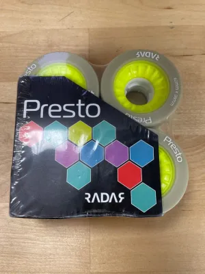 RADAR PRESTO WHEELS - 4 PACK