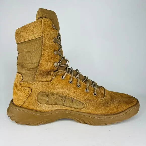 Reebok Fusion MAX Leather Tactical Military Boots Tan Coyote Men 14