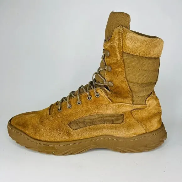 Reebok Fusion MAX Leather Tactical Military Boots Tan Coyote Men 14