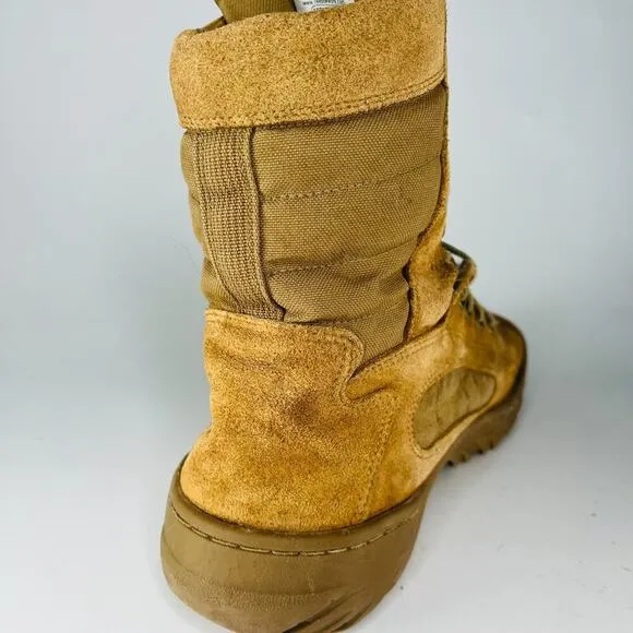 Reebok Fusion MAX Leather Tactical Military Boots Tan Coyote Men 14