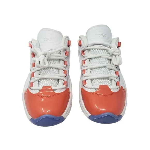 Reebok Question Low Patent ‘Vivid Orange’ Men’s Sz 6 (Women’s Sz 7.5) Brand New