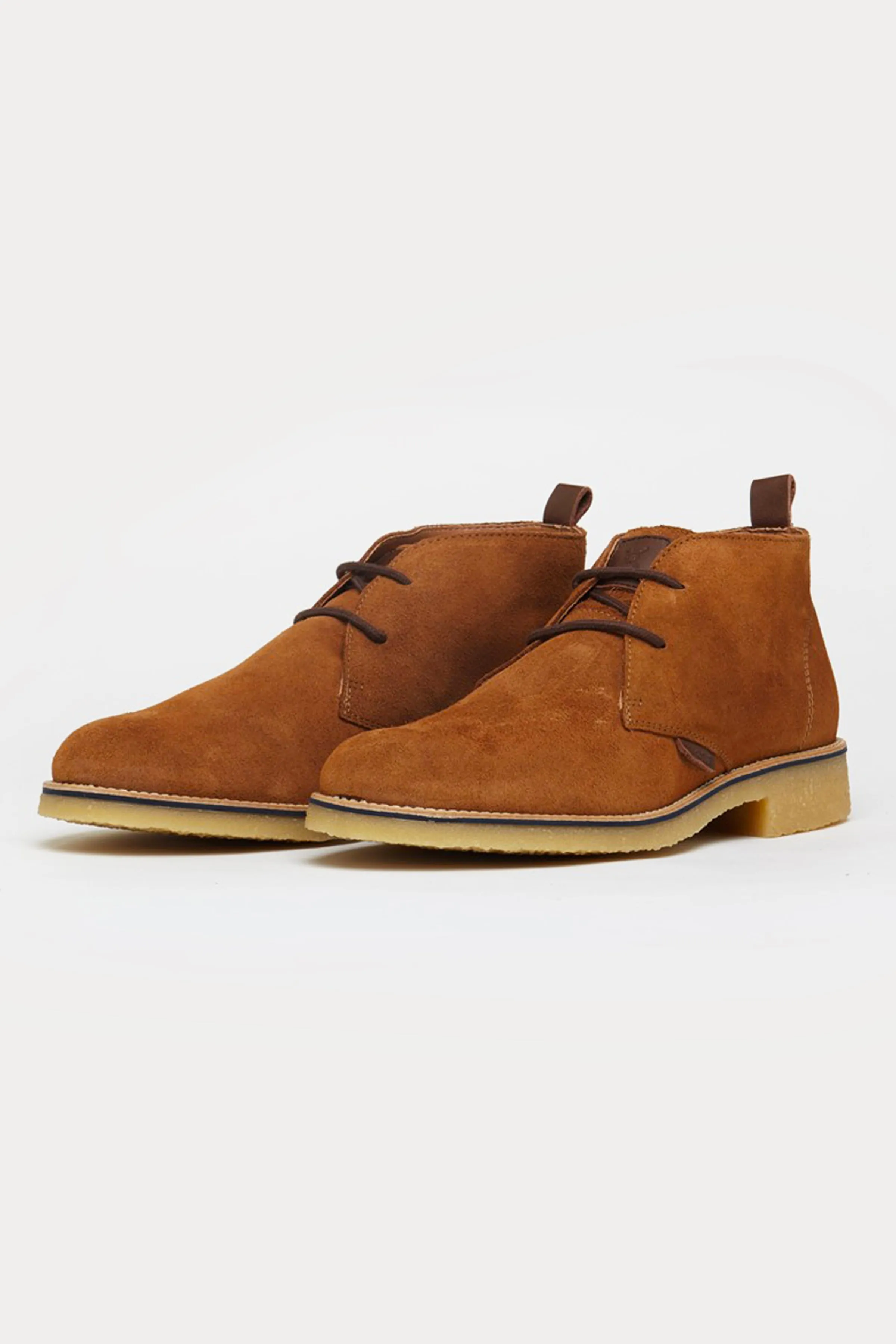 Richmond Smart Suede Boots in Tan Brown