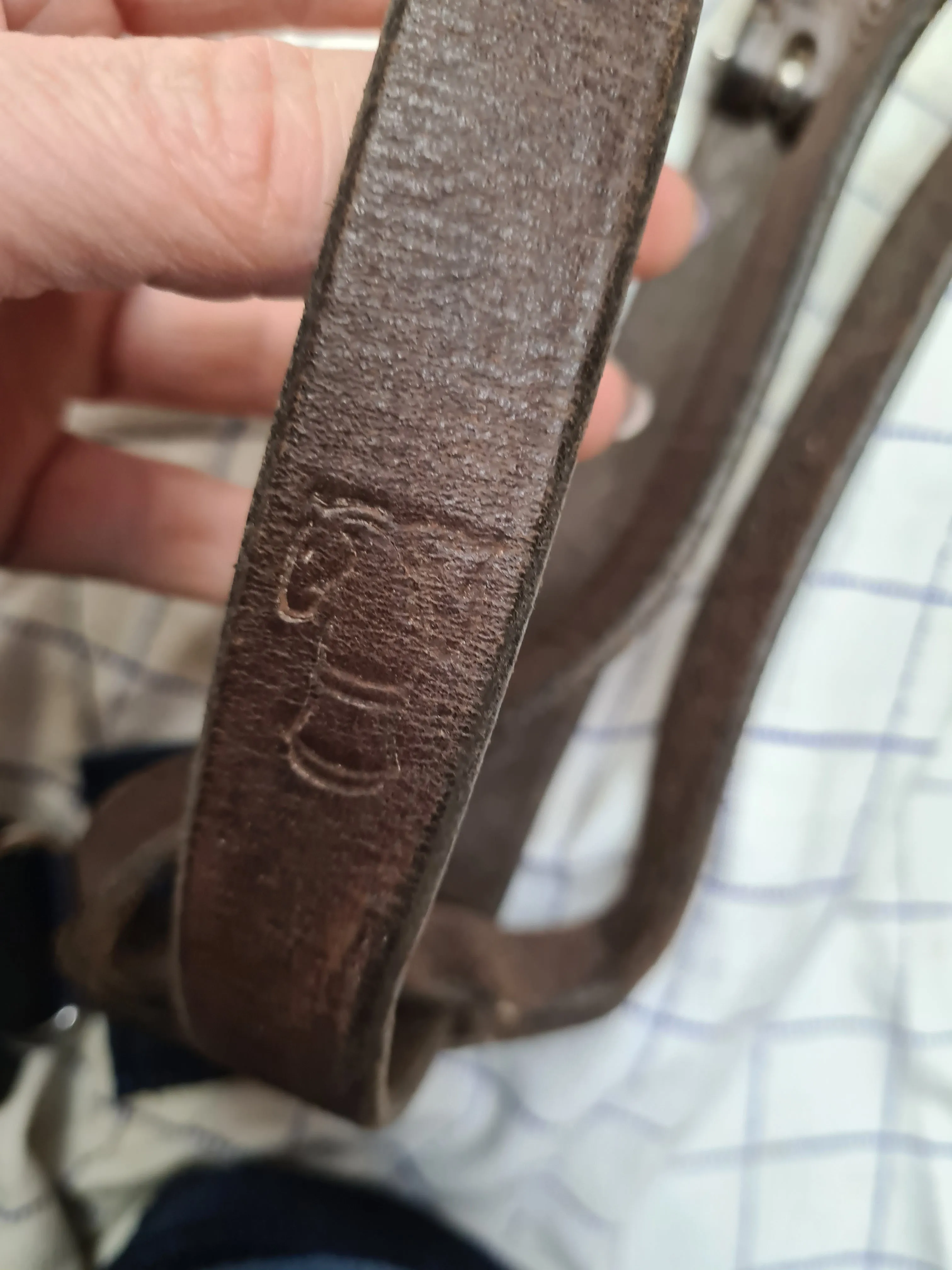 Sabre Full martingale in brown leather FREE POSTAGE *