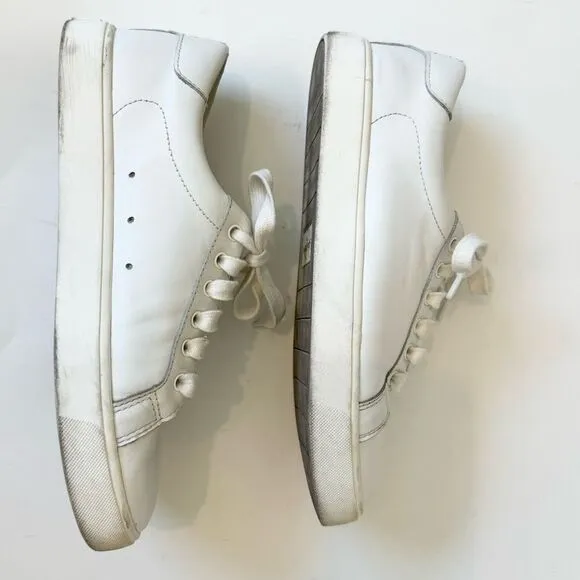 Sam Edelman White Leather Ethyl Sneaker Size 9
