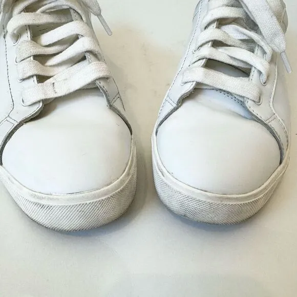 Sam Edelman White Leather Ethyl Sneaker Size 9