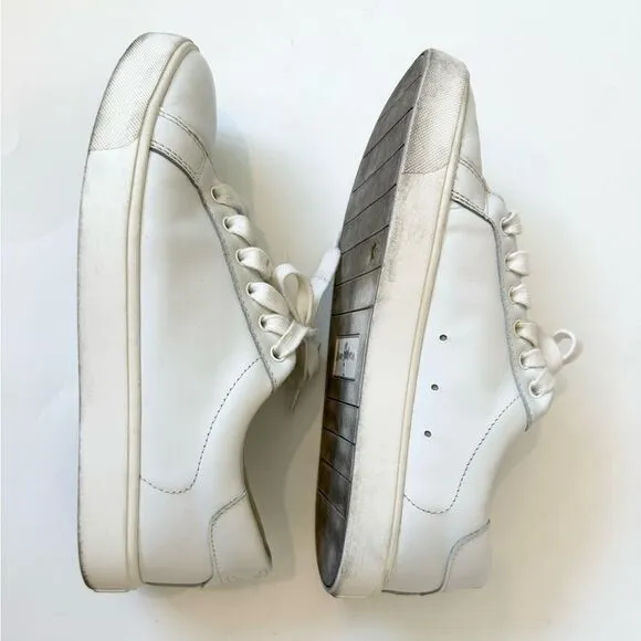 Sam Edelman White Leather Ethyl Sneaker Size 9