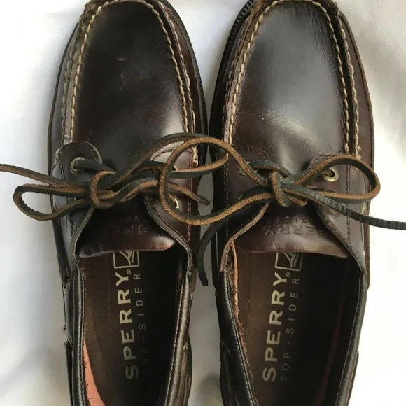 Sperry Top Sider Charter Amaretto Boat Shoes 8M