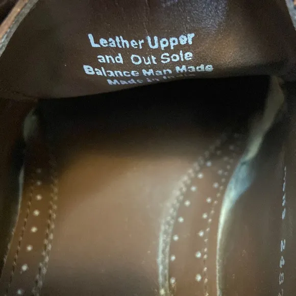 Stacy Adams Mens Brown Croc Print All Leather Oxford Dress Shoe - EUC size 10