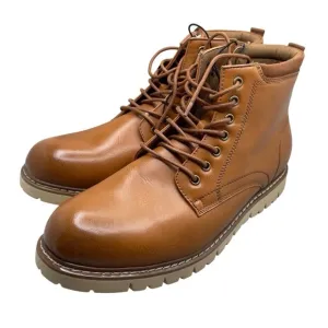 Steve Madden Men's Bowery Lace Up Side Zipper Chukka Boot Cognac Size 12