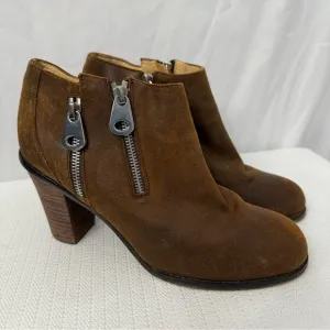 Sundance Western Bohemian Ankle Leather Boots