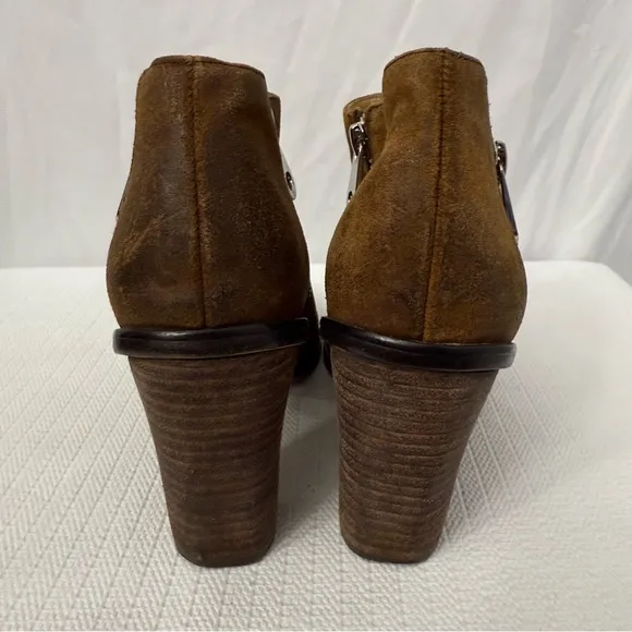 Sundance Western Bohemian Ankle Leather Boots