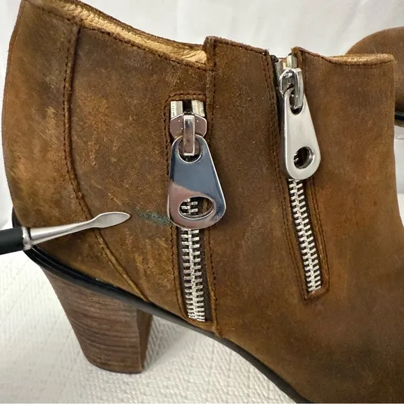 Sundance Western Bohemian Ankle Leather Boots