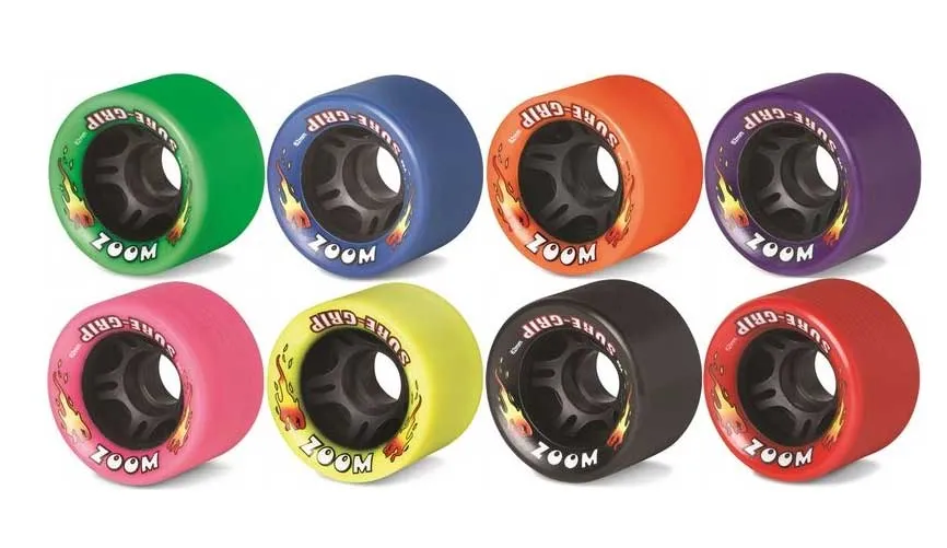 Suregrip Zoom Indoor Roller Skate Wheels - Pack of 8