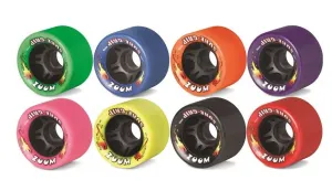 Suregrip Zoom Indoor Roller Skate Wheels - Pack of 8