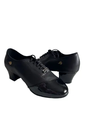 T100 Black Leather&Patent