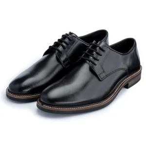 Tanner Black Derby Shoes