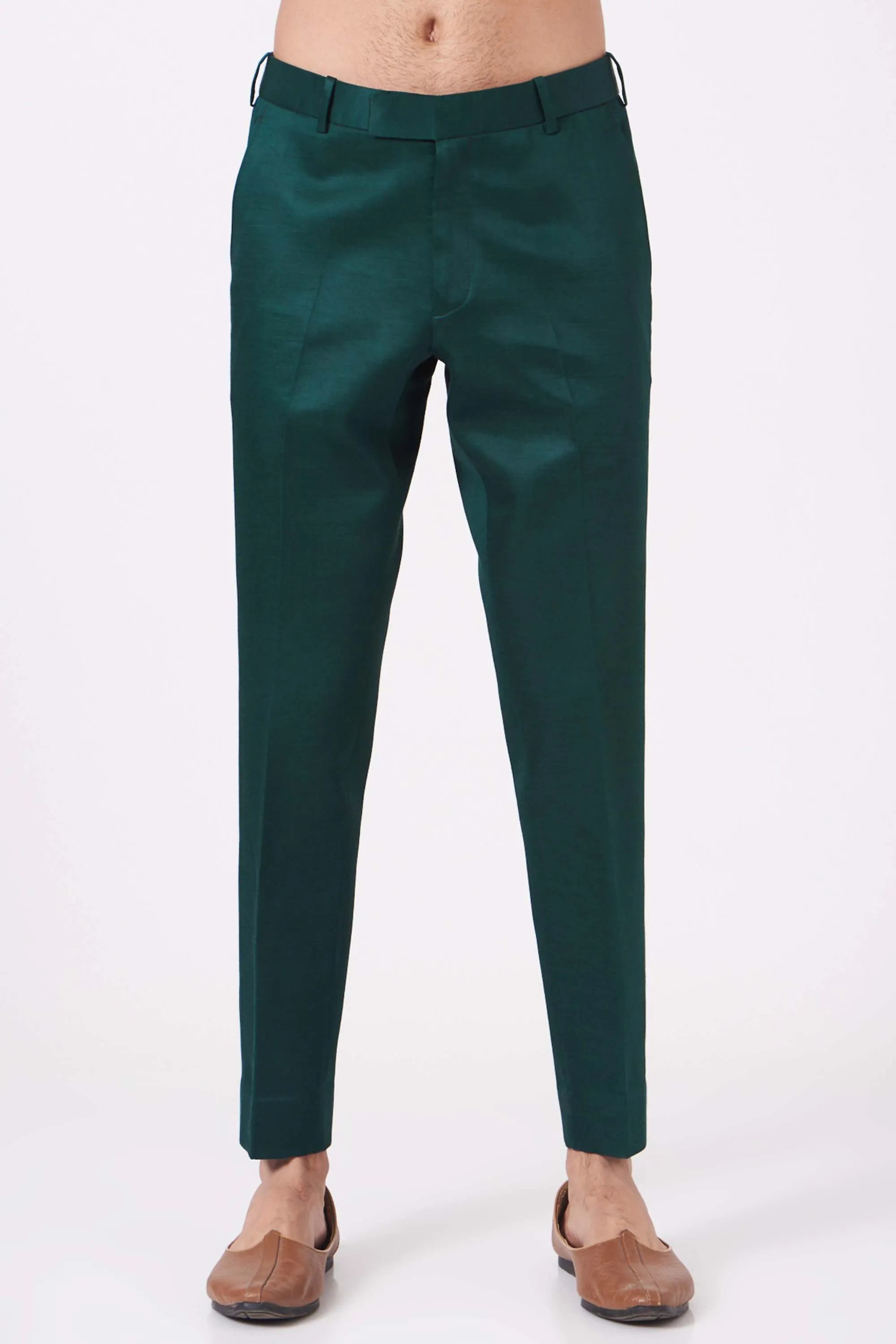 Teal Green Ombre Shrug With Kurta And Trouser