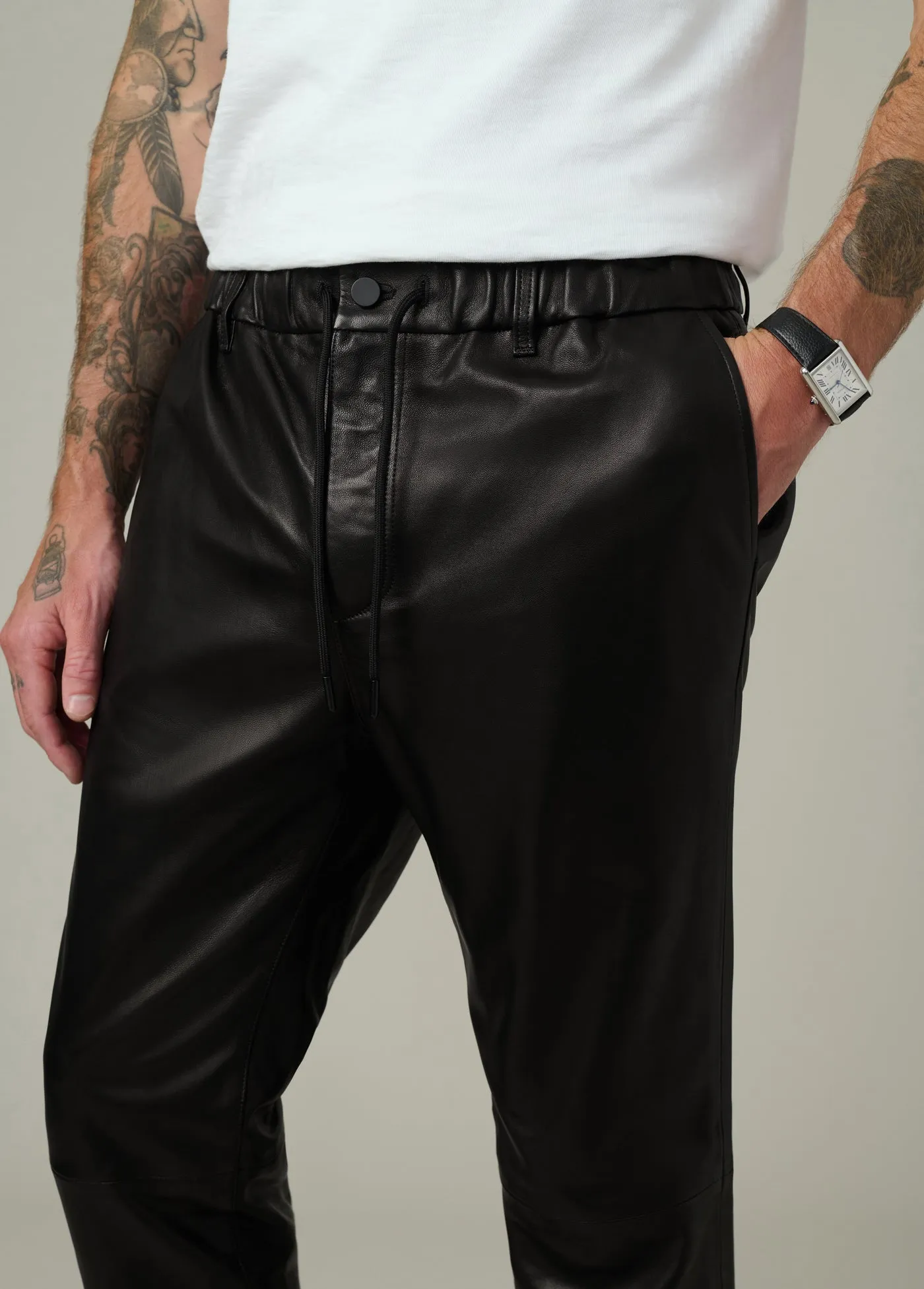 THE LAIRD LEATHER TROUSER